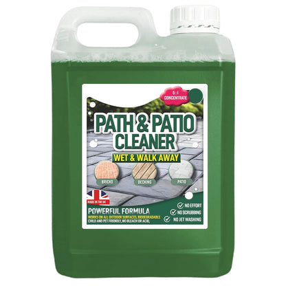 2.5 Litre Green Outdoor Path & Patio Cleaning Fluid Solution