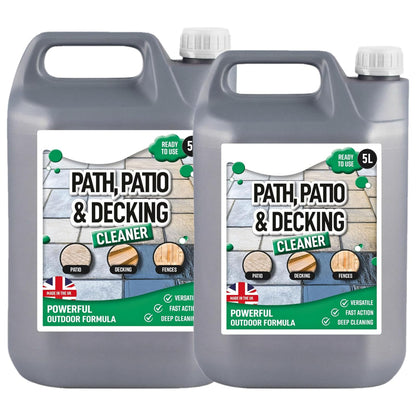 5 Litre Ready To Use Outdoor Patio & Decking Cleaner Effectively Removes Stains
