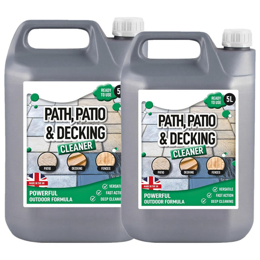 5 Litre Ready To Use Outdoor Patio & Decking Cleaner Effectively Removes Stains