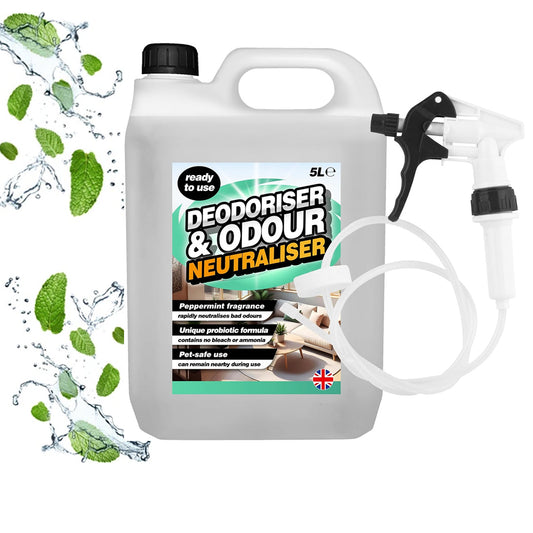 5L Deodoriser & Odour Neutraliser Ready To Use Formula Peppermint Fragrance