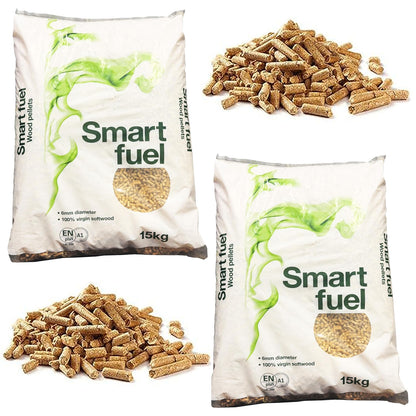 Premium 15kg Traditional Pure Soft Wood Pellets Fuel For Pizza's, Ovens & Grills