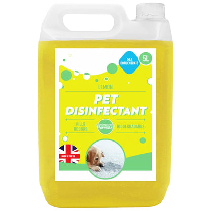 Lemon & Bubble Gum 5L Powerful Concentrated Disinfectant Breaks Down Unwanted Odours Linen Fresh Fragrance