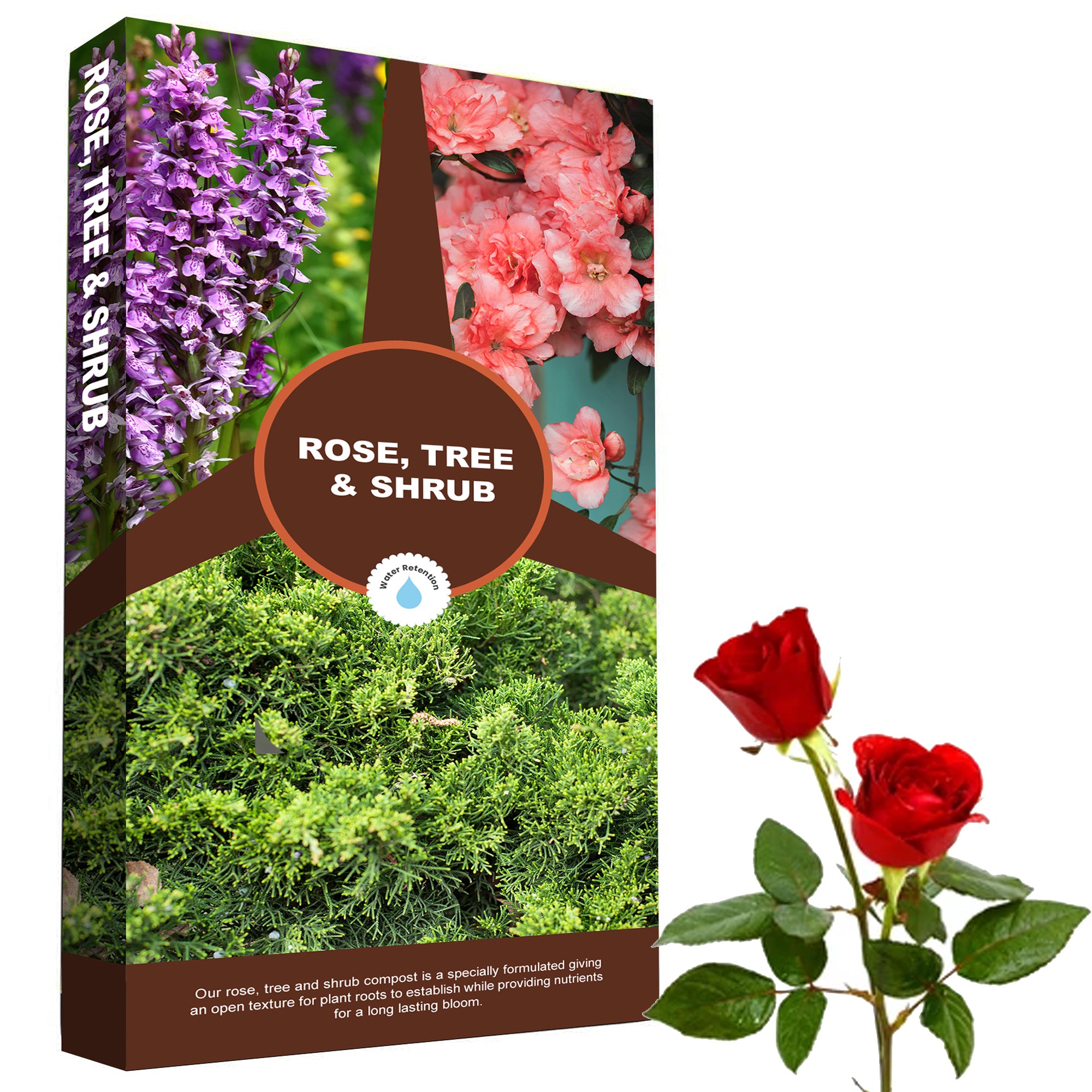 Compo Tree 50L Rose Tree & Shrub Compost For Small & Large Plants Gardening Compo ...