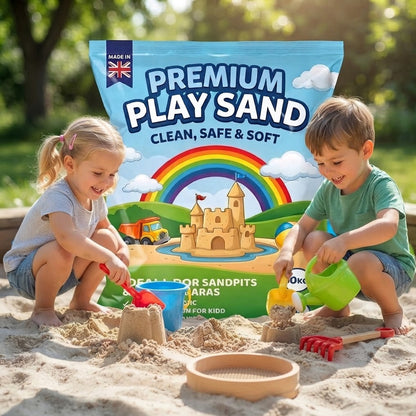 10kg Premium Clean & Washed Fine Grade Play Sand for Homes & Nurseries