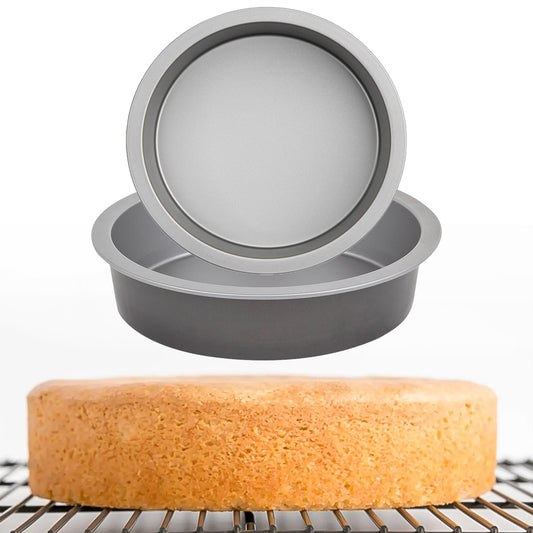Deep Baking Pan 23cm Sandwich Tin With Loose Base Freezer & Dishwasher Safe