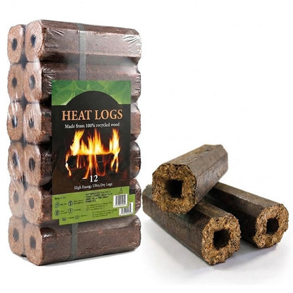 Shimada Heat Logs High Energy Wood Fuel Briquettes Easy Light Long Burning