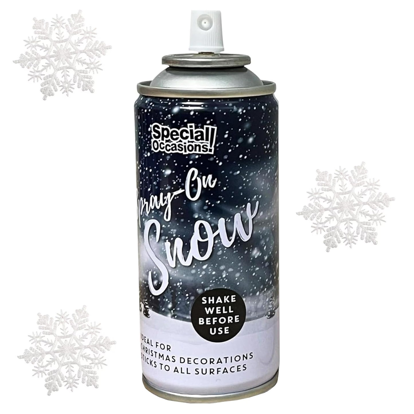 200ml Spray On Artificial Snow Perfect For Christmas Trees & Decorations