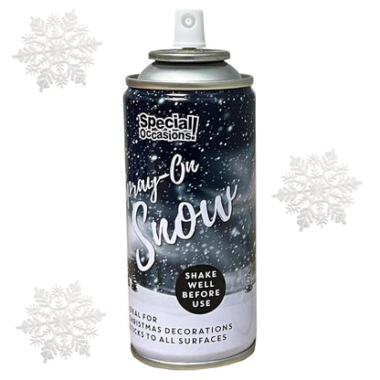200ml Spray On Artificial Snow Perfect For Christmas Trees & Decorations