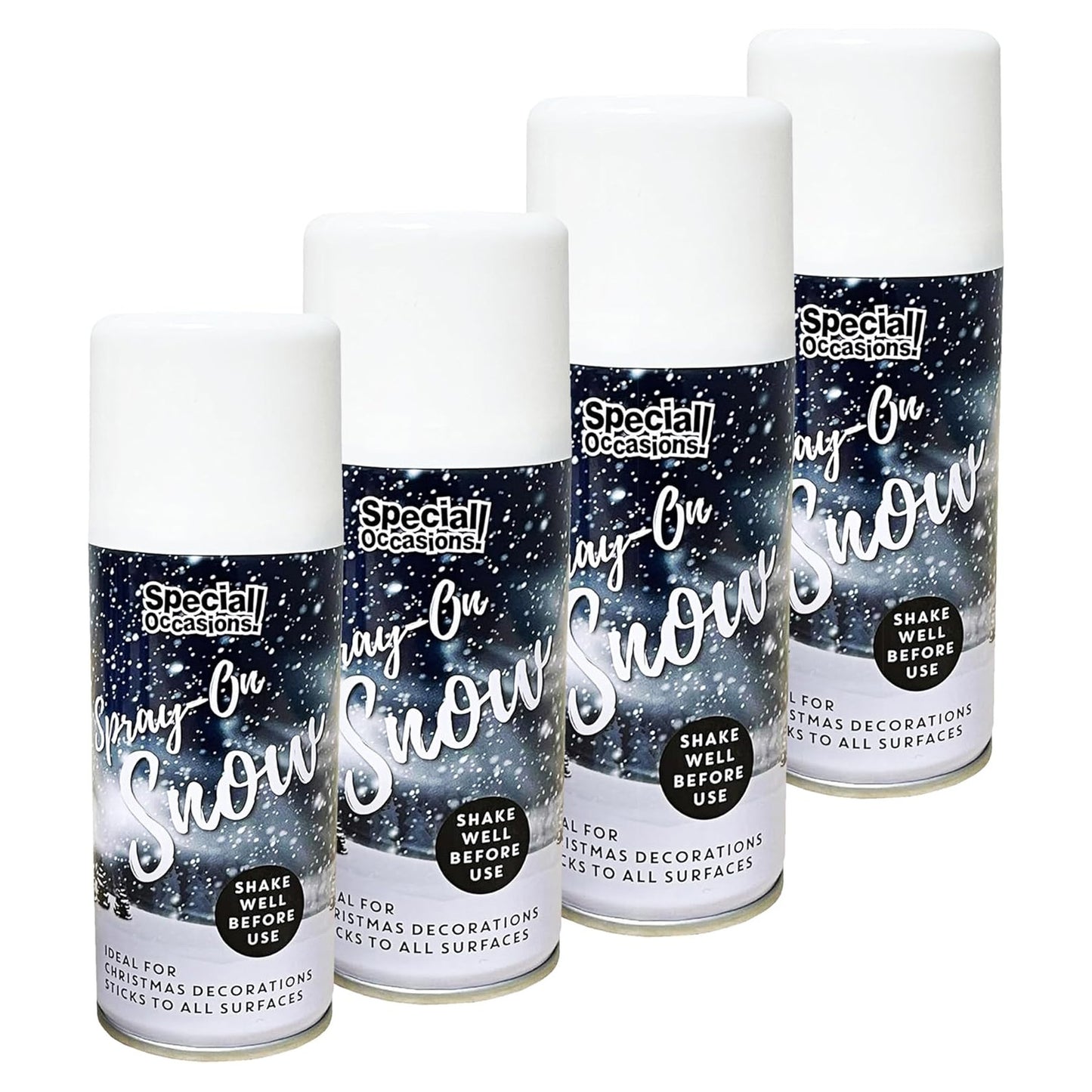 200ml Spray On Artificial Snow Perfect For Christmas Trees & Decorations