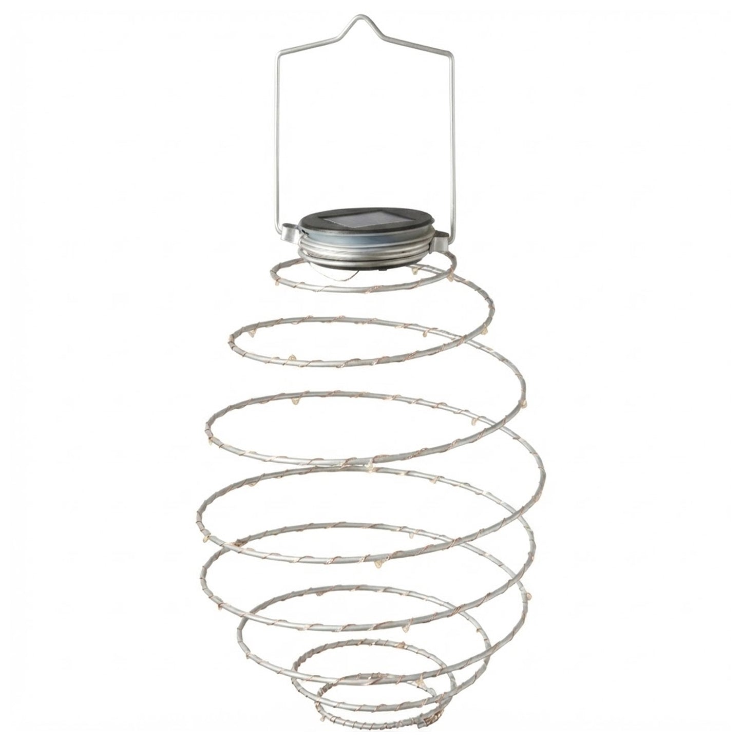 Spiralight Solar Hanging Lanterns Warm White LED Garden Ornament Lights