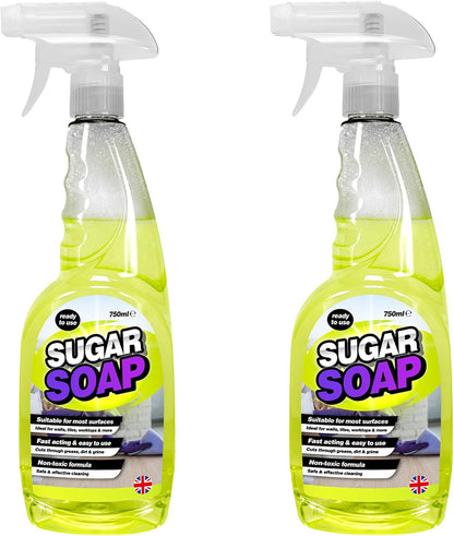 750ml Ready To Use Sugar Soap Fast Acting Easy To Use Ideal For Walls & Tiles