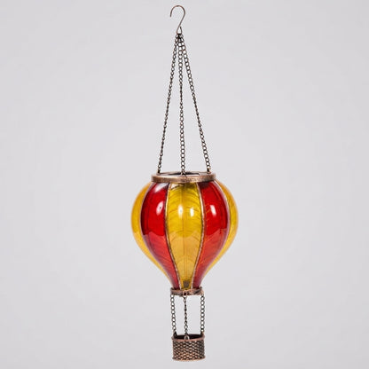 Sunset Flaming Balloon Solar Garden Light Hot Air Balloon Lantern