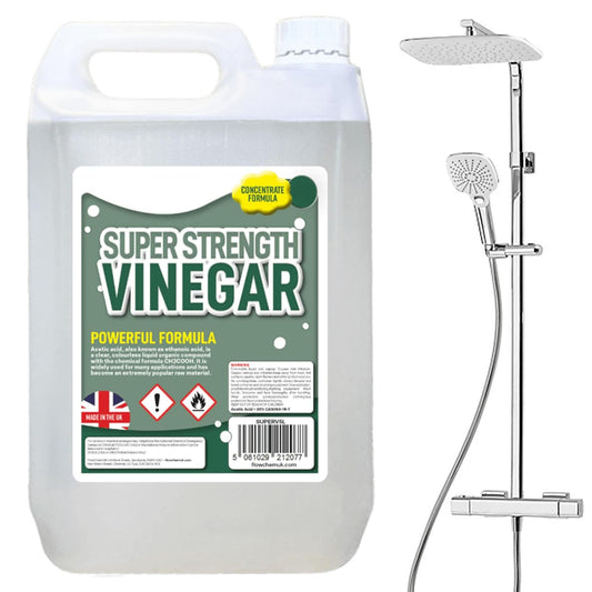 5 Litre Powerful Highly Concentrated Super Strength Vinegar Perfect For Sanitising