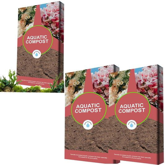 Nutrient Rich 20 Litre Aquatic Compost With Loam & Grit Perfect For Floating, Submerged & Marginal Water Plants