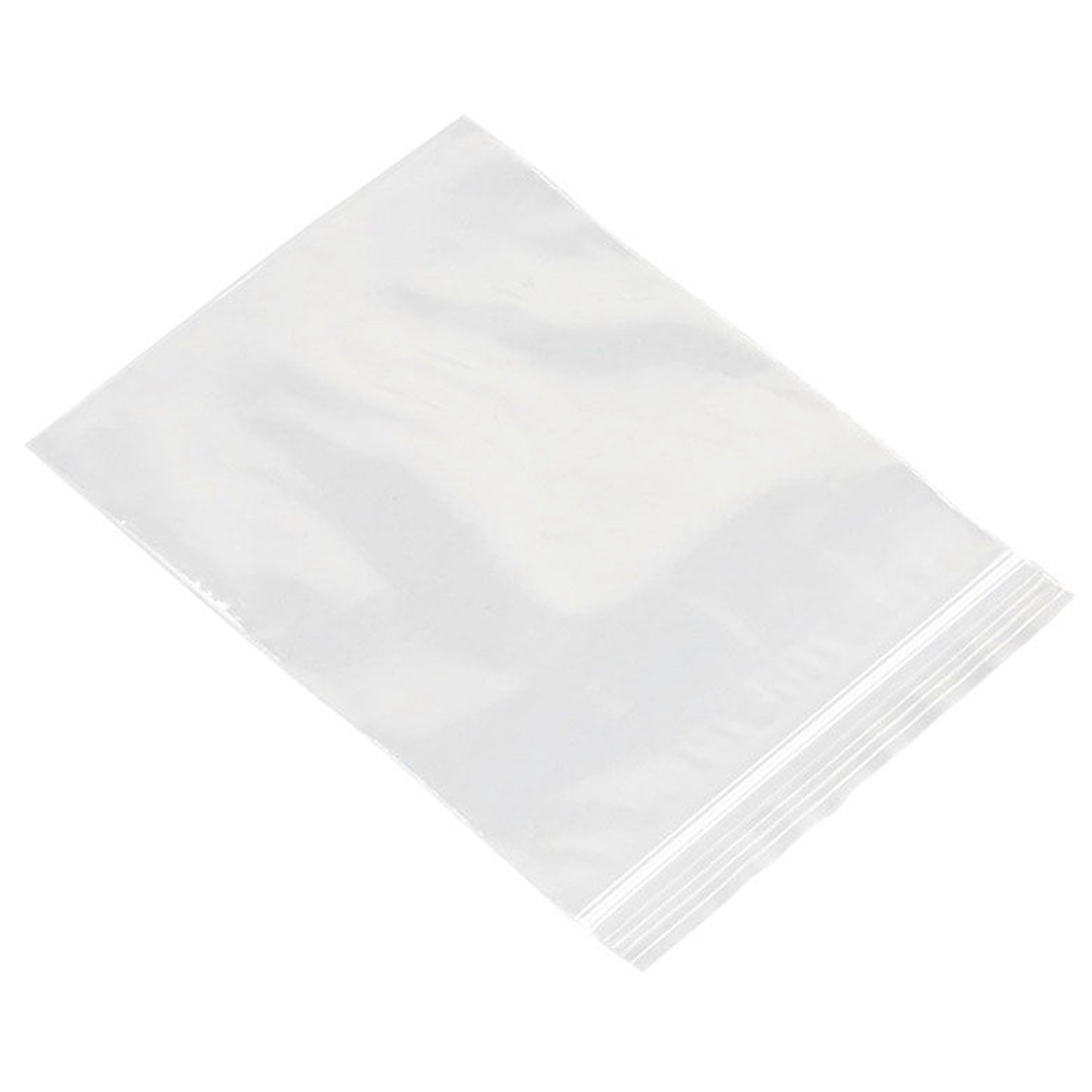 Clear Plastic Interlocking Closure Polythene 4 x 5.5" Grip Seal Bags