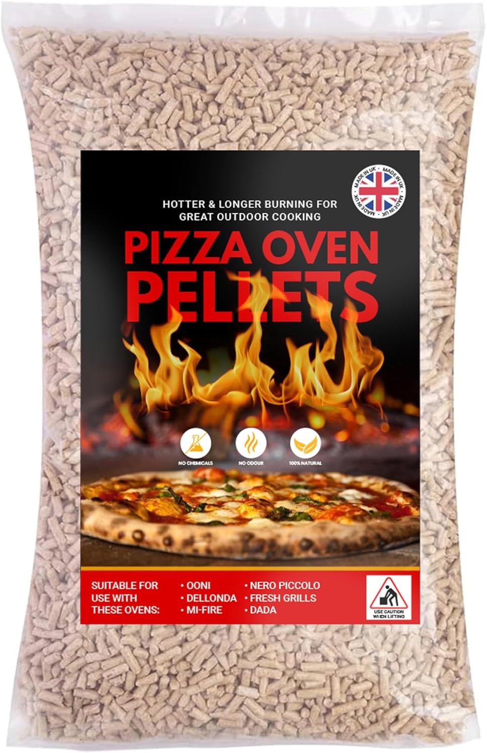 30L Easy To Light Wood Fuel Pizza Pellets For Ovens & Grills