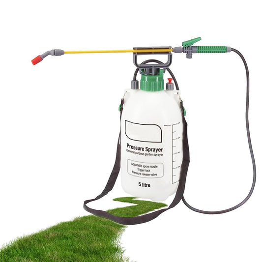5 Litre Garden Pressure Water Pump Sprayer Great For Pesticides & Insecticides