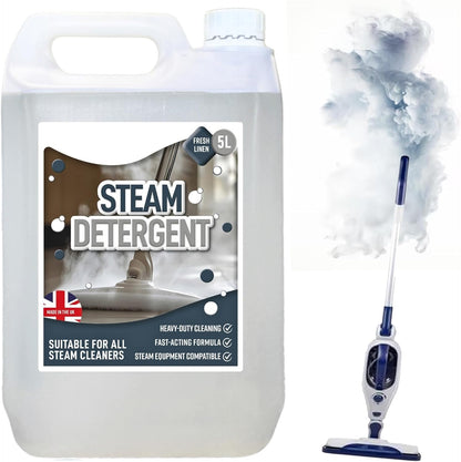5L Fresh Linen Scented Steam Detergent Heavy Duty Cleaning Solution For Steam Mops
