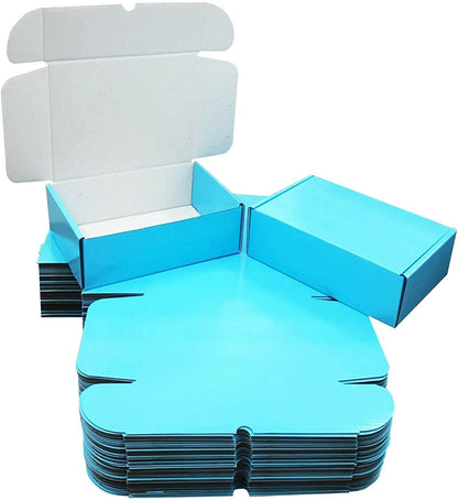 Shiny Coloured Cardboard Postal Shipping Mailing Die Cut Boxes