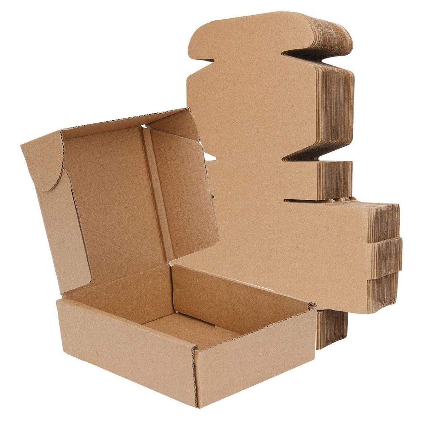 Selection Of Strong Single Wall Die Cut Packing Shipping Boxes
