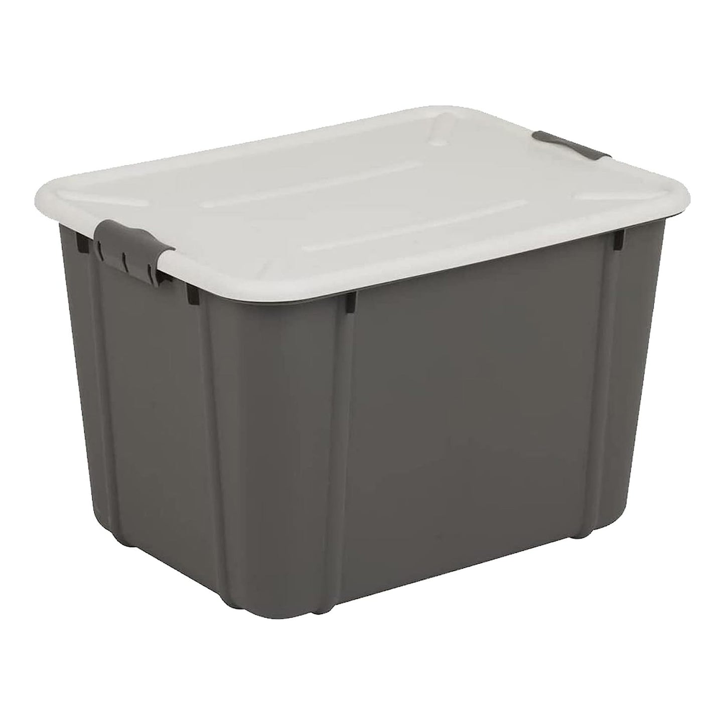 Grey Organic Designed Strong Stackable Spacious Storage Containers With Clip Lock Lids