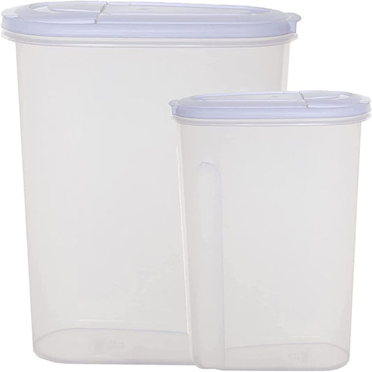 Large Plastic Airtight Dry Food & Cereals Storage Container Set 