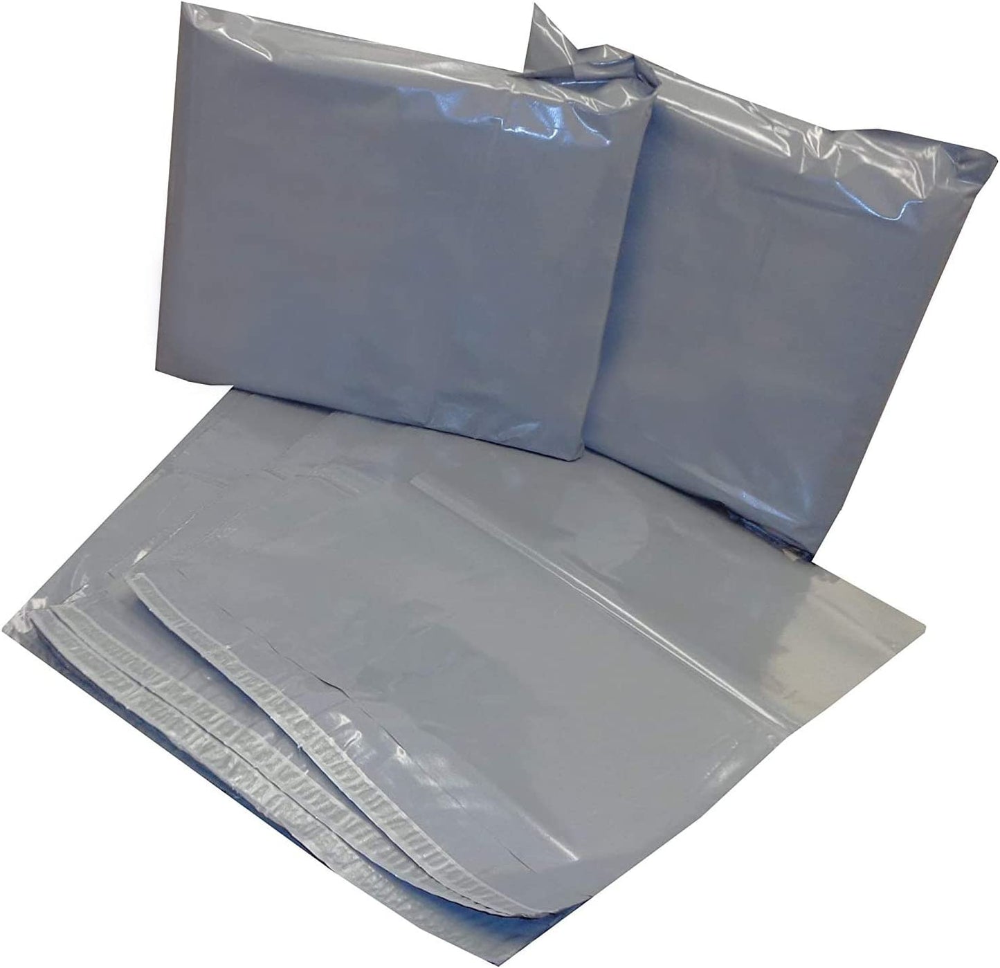 Selection Of Strong Grey Polythene Postage Courier Mailing Bags